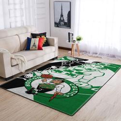 Boston Celtics Nba Team Logo Carpet Living Room Rug Regtangle Carpet V1614