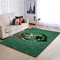 Boston Celtics Nba Team Logo Carpet Living Room Rug Regtangle Carpet V1621