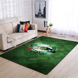 Boston Celtics Nba Team Logo Carpet Living Room Rug Regtangle Carpet V1624