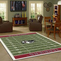Boston University Terriers Home Field Area Rug Football Team Logo Carpet Living Room Rugs Rug Regtangle Carpet Floor Decor Home Decor
