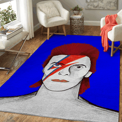 Bowie Music Illustration Art For Fans Area Rug Living Room Carpet Rug Regtangle Carpet Floor Decor Home Decor
