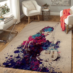 Bruce Springsteen American Singer The Boss Art For Fans Area Rug Area Rug Living Room Carpet Rug Regtangle Carpet Floor Decor Home Decor