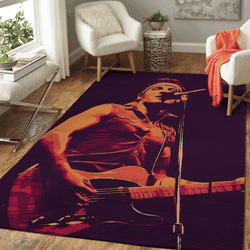 Bruce Springsteen Guitaris Pop Art Area Rug Area Rug Living Room Carpet Rug Regtangle Carpet Floor Decor Home Decor