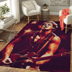 Bruce Springsteen Guitaris Pop Art For Fans Area Rug Area Rug Living Room Carpet Rug Regtangle Carpet Floor Decor Home Decor