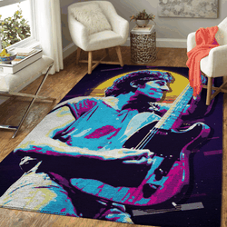 Bruce Springsteen The Boss Art Area Rug Area Rug Living Room Carpet Rug Regtangle Carpet Floor Decor Home Decor