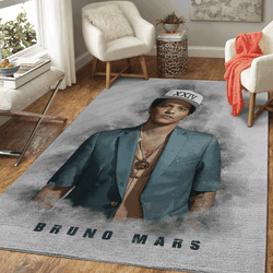 Bruno Mars Marry You American Singer And Songwriter Art For Fans Area Rug Rug Regtangle Carpet Floor Decor Home Decor