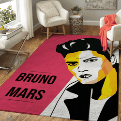 Bruno Mars Marry You Peter Gene Hernandez Pop Art For Fans Area Rug Rug Regtangle Carpet Floor Decor Home Decor