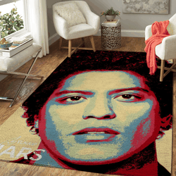 Bruno Mars Marry You Pop Art Area Rug Area Rug Living Room Carpet Rug Regtangle Carpet Floor Decor Home Decor