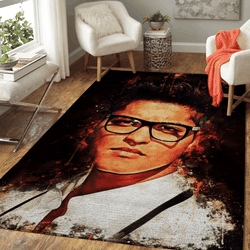 Bruno Mars Marry You Singer And Songwriter Pop Art Area Rug Area Rug Living Room Carpet Rug Regtangle Carpet Floor Decor Home Decor