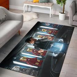 Iron Man Area Rug Living Room Rug Home Decor Home Decor Bedroom Living Room