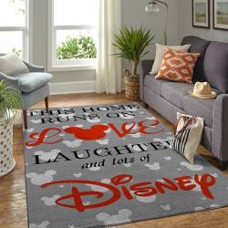 Disney Movie Loves Quotes Area Rug Living Room Rug For Home Decor