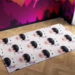 BTS JungKookie Area Rug Living Room Rug Home Decor Kpop Idol Music
