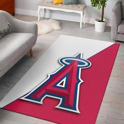 MLB Los Angeles Angels Area Rug Living Room Rug Home Decor Team Logo 200305120