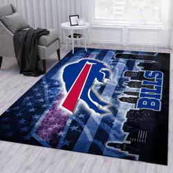 Buffalo Bills Area Rug Living Room Rug Home Decor Nfl Football Team 40