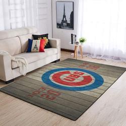 MLB Chicago Cubs Area Rug Rectangle Rug Living Room Home Decor
