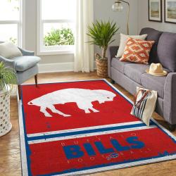 Buffalo Bills Area Rug Living Room Rug Home Decor Nfl Football Team