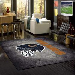 Chicago Bears Nfl Rug Living Room Rug Home Decor Room Carpet Sport
