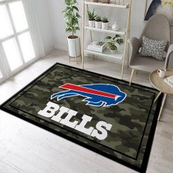 Buffalo Bills Nfl Team Logo Camo Style Nice Gift Home Decor Rectangle