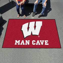 Wisconsin Badgers Ncaa Team Logo Nice Gift Home Decor Living Room Rug V11129 1