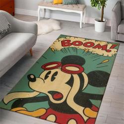 Disney Mickey Mouse Nice Gift Home Decor Rectangle Area Rug Living Room Rug