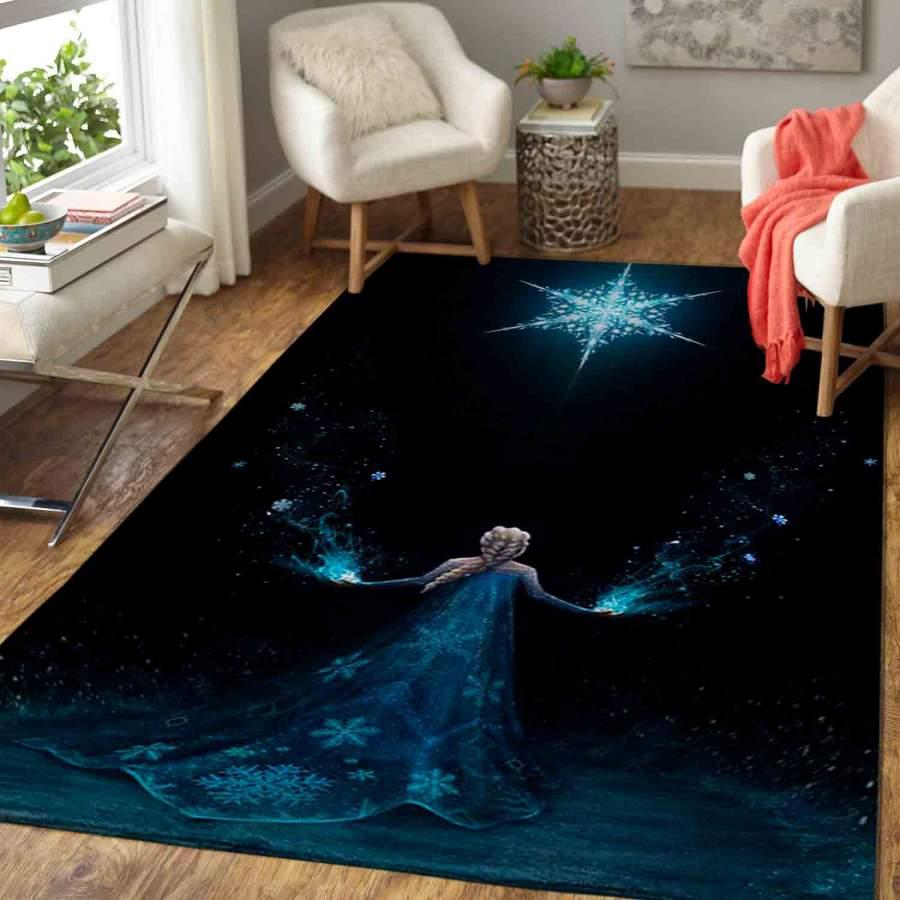 Disney Frozen Elsa Area Rug Cartoon Rug Best Gift For Kids Bedroom Rug