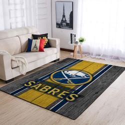 Buffalo Sabres Nhl Area Rugs Team Logo Living Room Carpet Rug Regtangle Carpet