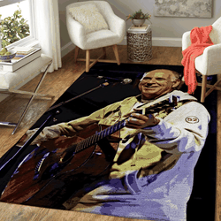 Buffett And Guitar Music Art For Fans Area Rug Living Room Carpet Rug Regtangle Carpet Floor Decor Home Decor