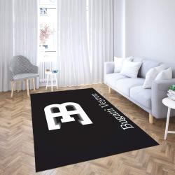 Bugatti Logo Area Rug Black Design Living Room Carpet Rug Regtangle Carpet Floor Decor Home Decor V11259