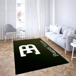 Bugatti Logo Area Rug Black Living Room Carpet Rug Regtangle Carpet Floor Decor Home Decor