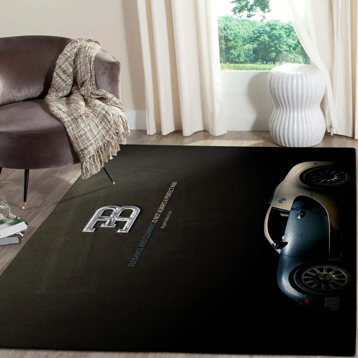 Bugatti Logo Supercars Area Rugs Living Room Carpet Fn131217 Rug Regtangle