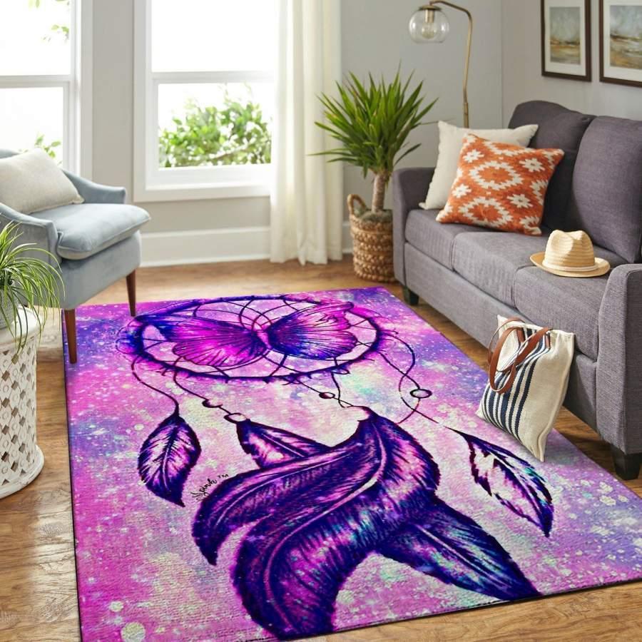 Butterfly Dreamcatcher Area Rug Living Room Rug Home Decor Ofd Bdpg190827