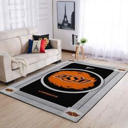 Oklahoma State Cowboys Ncaa Carpet Rug Living Room 20030324 1