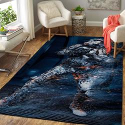 Cactus Llama Pattern Print Area Rug Living Room Rug Home Decor