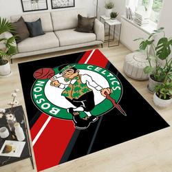 NBA Boston Celtics Nice Gift Home Decor Rectangle Area Rug Living Room Rug