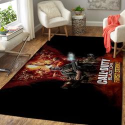 Call Of Duty Black Ops Area Rug Gaming Carpet Gamer Living Room Rugs Rug Regtangle Carpet Floor Decor Home Decor V4276