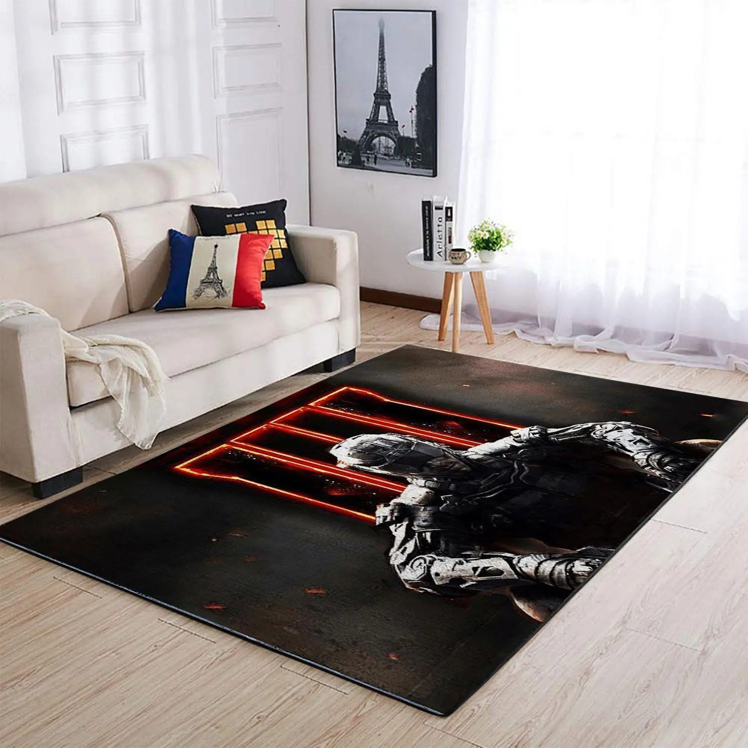 Call Of Duty Black Ops Area Rug Gaming Carpet Gamer Living Room Rugs Rug Regtangle Carpet Floor Decor Home Decor V4280