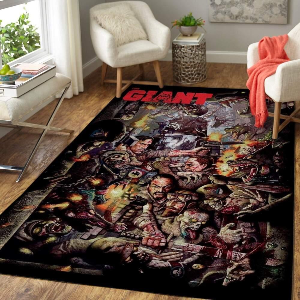 Call Of Duty Black Ops Area Rug Gaming Carpet Gamer Living Room Rugs Rug Regtangle Carpet Floor Decor Home Decor V4281