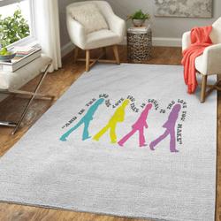 The Beattles Song Lyrics Music Rug Living Room Rug Home Decor Room Carpet