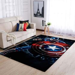 Captain America Area Rugs Marvel Superhero Floor Home Decor Rcdd81F31520