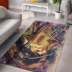 Guitar Rug Living Room Rug Home Decor Area Rug Living Room Rug Home Decor Floor Decor