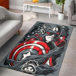 Captain America Marvel Movies Area Rugs Living Room Carpet Rug Regtangle