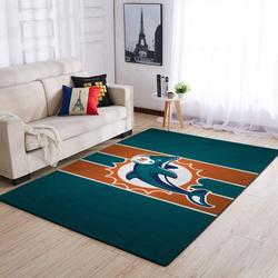 NFL Miami Dolphins Area Rugs Living Room Rug Home Decors Living Room Carpet
