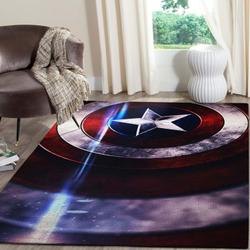 Captain America Shield Area Rugs Marvel Movies Living Room Carpet Fn101236