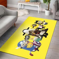 Captain Minions Despicable Minions Cartoon Movies Area Rugs Living Room Carpet Rug Regtangle Carpet Floor Decor Home Decor