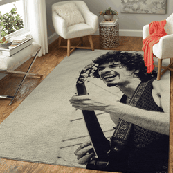 Carlos Santana In Stage Music Artist Art For Fans Area Rug Living Room Carpet Rug Regtangle Carpet Floor Decor Home Decor