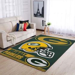 NFL Green Bay Packers Football Area Rug Living Room Rug Home Decor 2611
