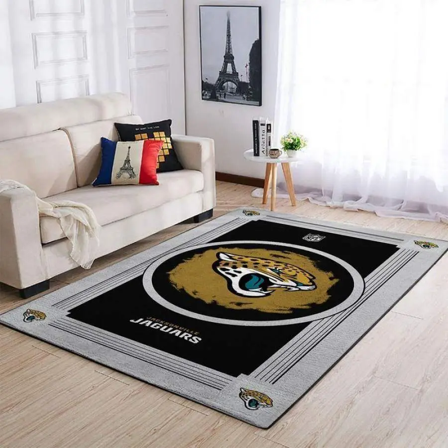 NFL Jacksonville Jaguars Area Rug Living Room Rug Home Decor N191021