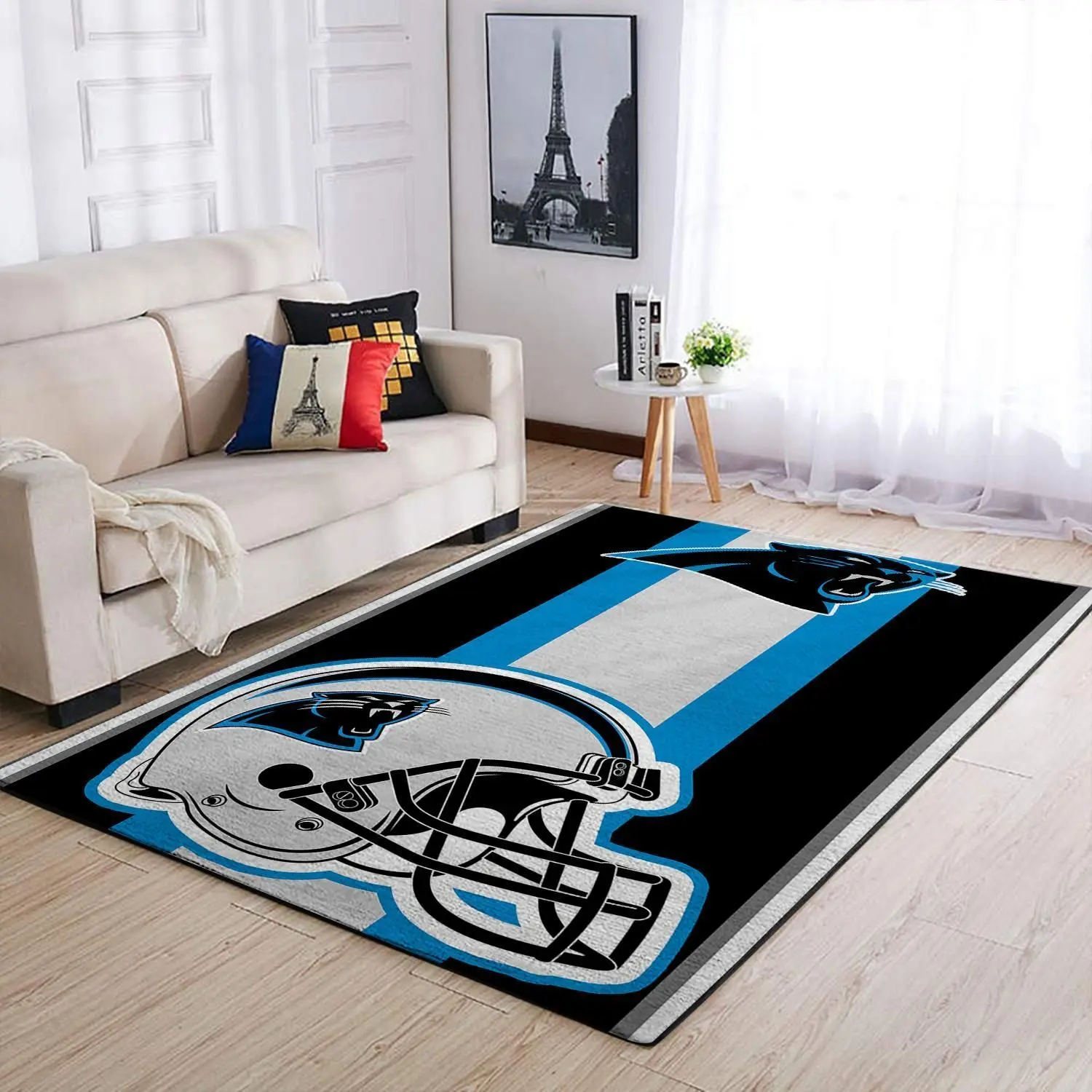 Carolina Panthers Nfl Area Rugs American Helmet Style Living Room Carpet Rug