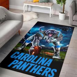 Carolina Panthers Nfl Football 24 Area Rug Living Room And Bed Room Rug