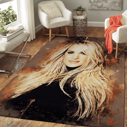 Carrie Underwood American Singer Art Area Rug Area Rug Living Room Carpet Rug Regtangle Carpet Floor Decor Home Decor